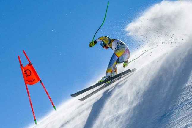 Norwegian skier Ragnhild Mowinckel competing in the FIS Alpine World Ski Championships in Italy earlier this year.