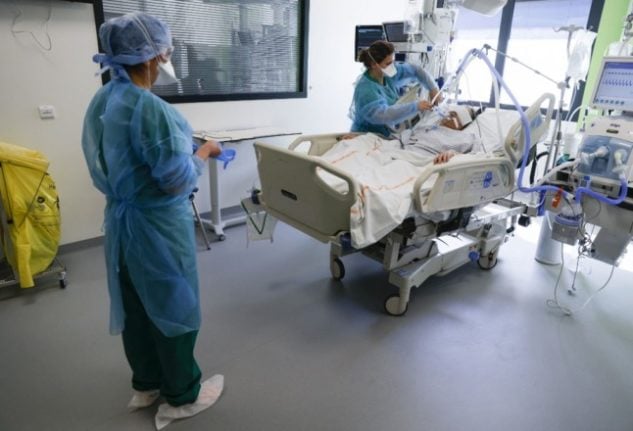 French hospitals are recording an increase in Covid admissions.