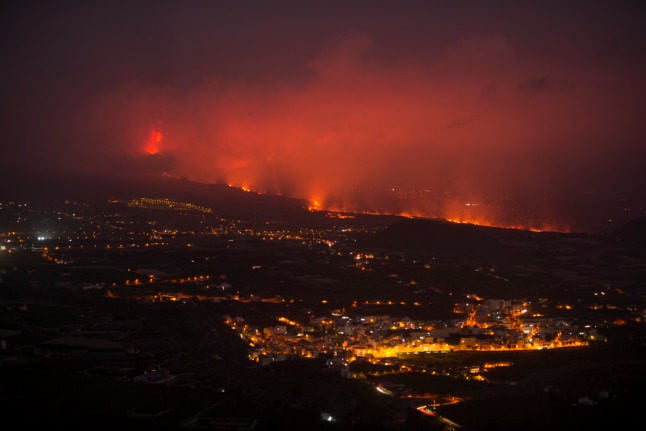 Lava flows from the Cumbre Vieja volcano on the Spanish island of La Palma continue to cause devastation. 