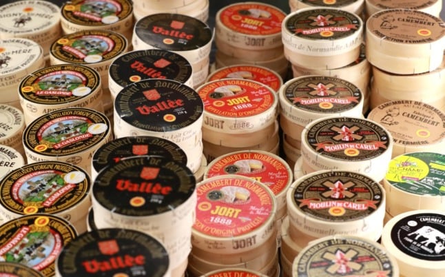Camembert is one of France's best known cheeses. 