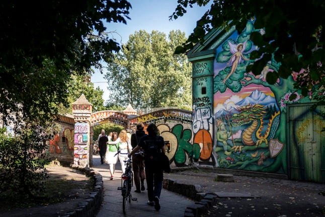 Christiania, here photographed in September 2021, could be one of a number of parts of Copenhagen to get new affordable rental housing under a new government plan.