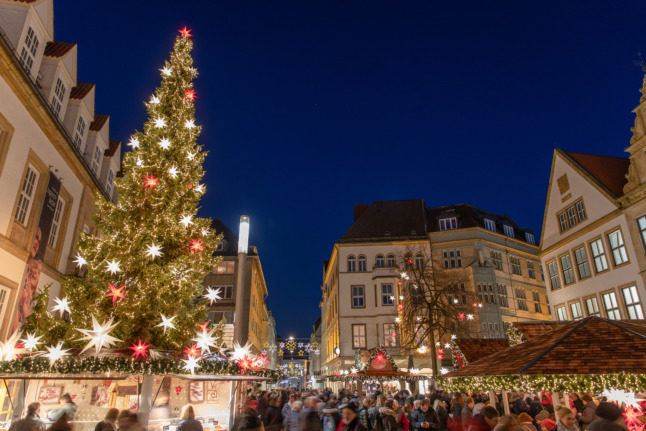 Christmas Market in Bielefeld, North Rhine-Westphalia