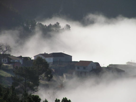 Pesqueiras village in Lugo Galicia Spain