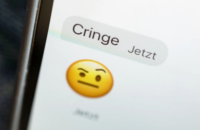 Cringe is the German Youth Word of the year 2021. 