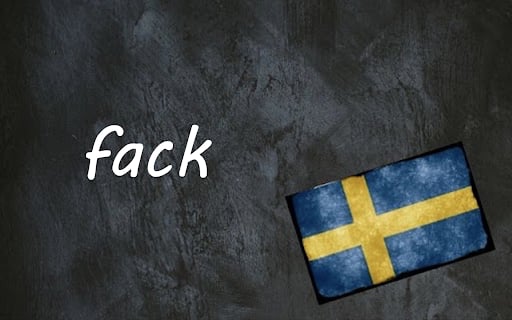 Swedish word of the day: fack