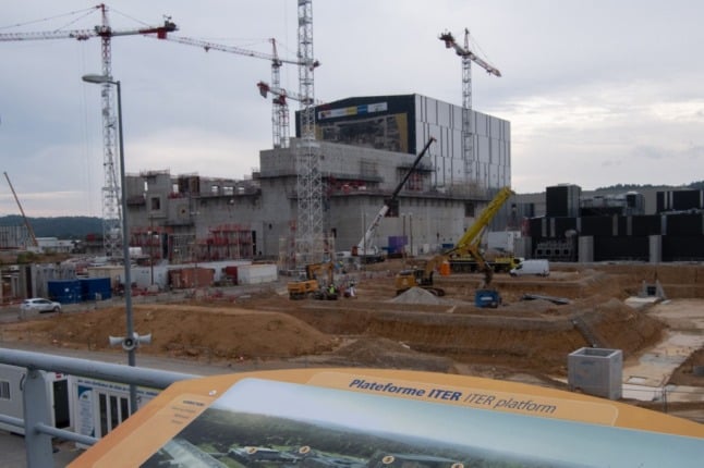 The ITER (International Thermonuclear Experimental Reactor) construction site where will be installed the Tokamak, a confinement device being developed to produce controlled thermonuclear fusion power, in Saint-Paul-les-Durance, southern France.