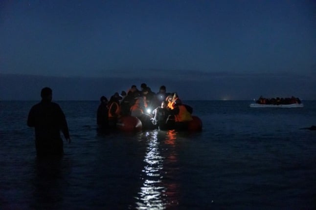 Dozens of people have died in the Channel after trying to cross illegally into England from France in a small boat like this one.