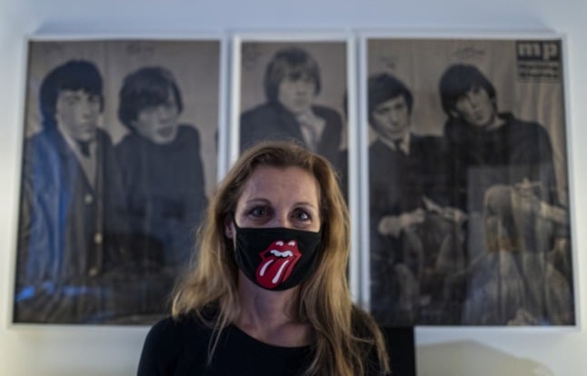 Die-hard Rolling Stones fan Elisabeth Zours