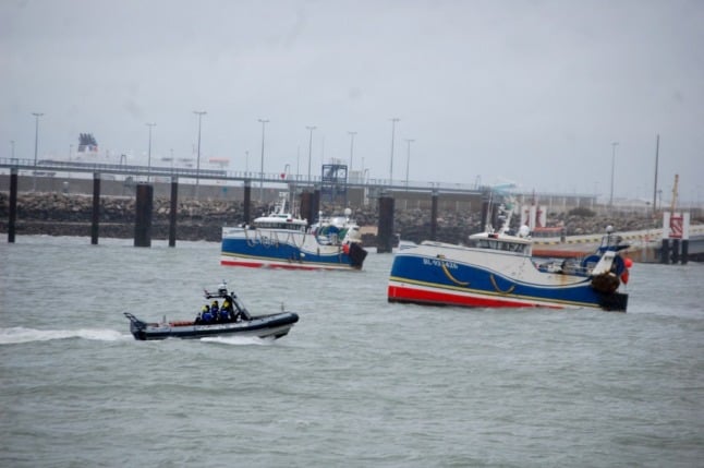 French fishermen block ports and Channel Tunnel lorries in Brexit protest