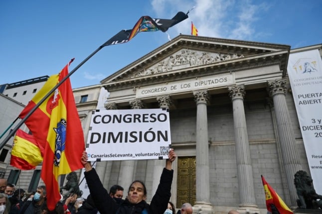 Spanish police protest in Madrid against 'gag law' reform