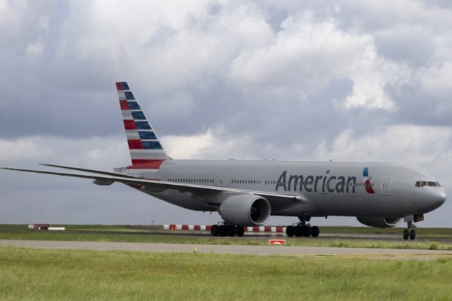 American airlines in Paris, France