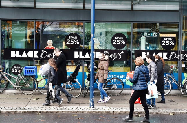 Black Friday in Denmark in 2017. This year's edition could see electronic goods in short supply. 