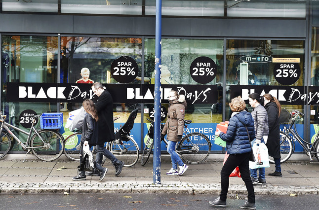 Black Friday in Denmark in 2017. This year's edition could see electronic goods in short supply. 