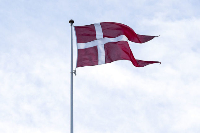 Denmark's flag Dannebrog flying in Copenhagen. The country's citizenship test has been expanded to include questions about national values.