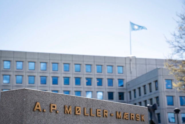 Maersk headquarters in Copenhagen. The Danish shipping company posted hefty profits in the third quarter of 2021.