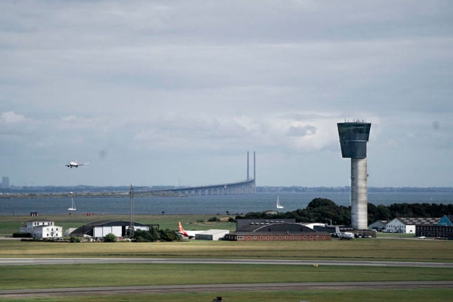 An aircraft on landing approach at Copenhagen Airport, August 2021. Immigration to Denmark is now comparable to levels before the Covid-19 pandemic.