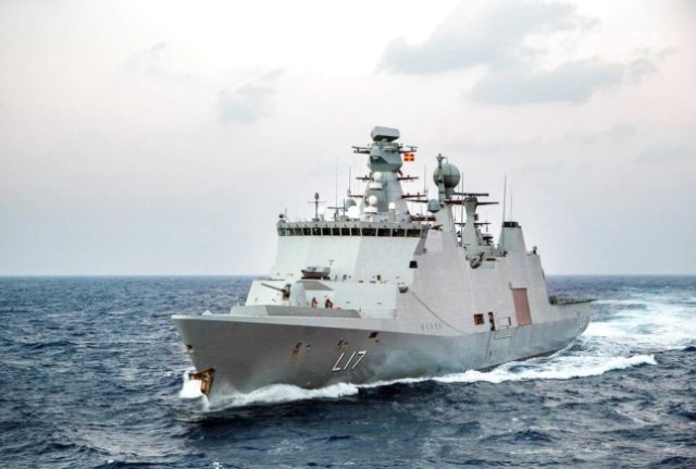 A 2014 file photo of the Danish frigate Esbern Snare.