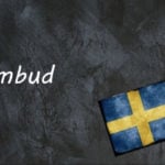 Swedish word of the day: ombud