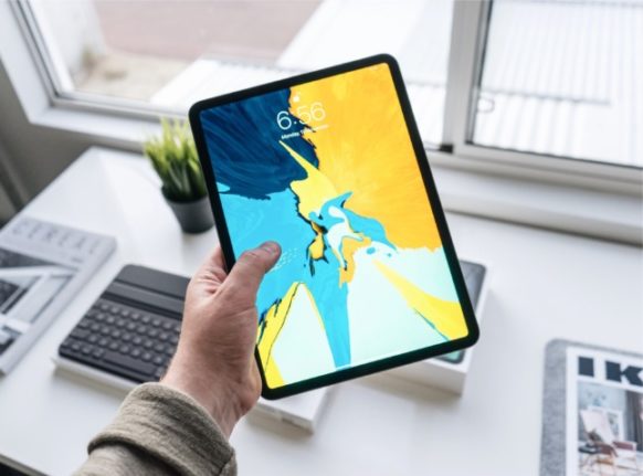 An illustration photo of an iPad. Rival parties want Danish Prime Minister Mette Frederiksen to hand over her devices to police so that deleted texts related to the country's mink scandal can be retrieved.