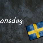 Swedish word of the day: onsdag