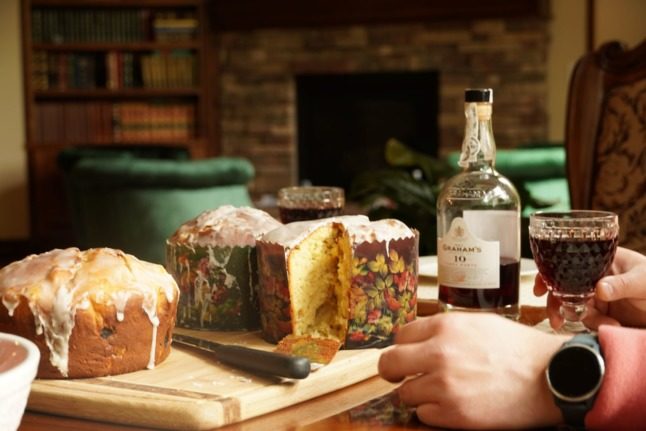 A panettone is a traditional Italian Christmas treat. 