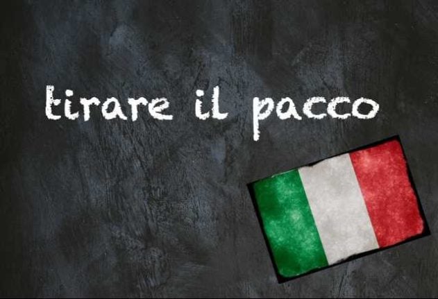 Italian expression of the day tirare il pacco