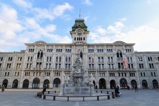 Trieste's comune town hall. A new national platform provided by Italy’s government will allow residents to access official records online without go to the comune in person. 