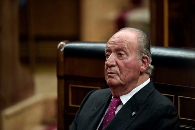 Spain´s former King Juan Carlos has been involved in a number of scandals over the past decade. (Photo by OSCAR DEL POZO / AFP)