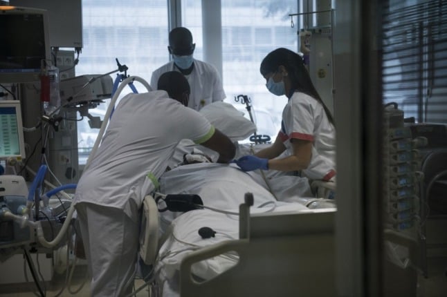 French hospitals are under increasing pressure from the fifth wave of the virus. 
