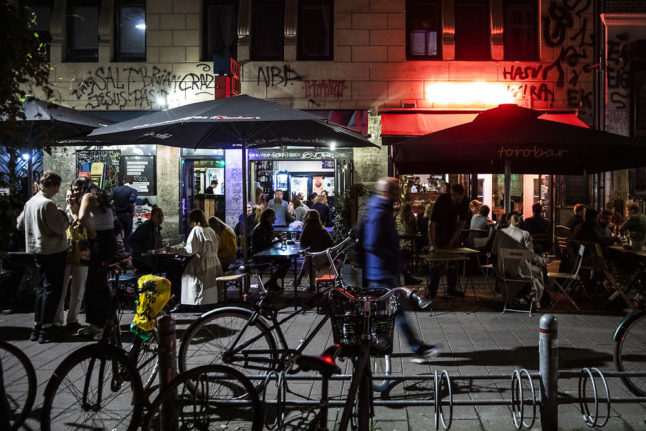 Nightlife in Copenhagen in September 2020. A wage compensation package has been reinstated for businesses who send staff home due to new Covid-19 restrictions.