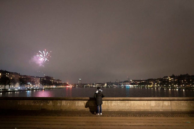 Muted celebrations in Copenhagen on New Year's Eve in 2020. Fewer Covid-19 restrictions are in place in 2021 but health authorities have encouraged the public to limit plans.