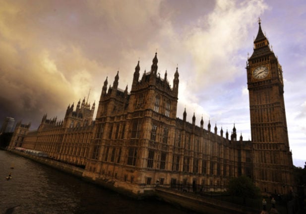 UK parliament westminster
