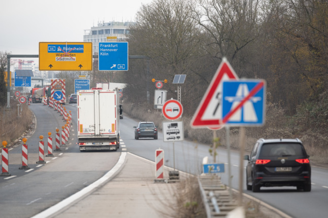 Lorries and cars