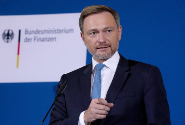 Finance Minister Christian Lindner