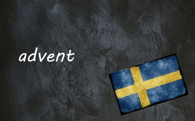 Swedish word of the day: advent