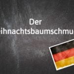 German word of the day: der Weihnachtsbaumschmuck