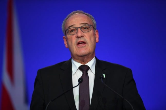 Switzerland's Economics Minister Guy Parmelin.. (Photo by ANDY BUCHANAN / POOL / AFP)