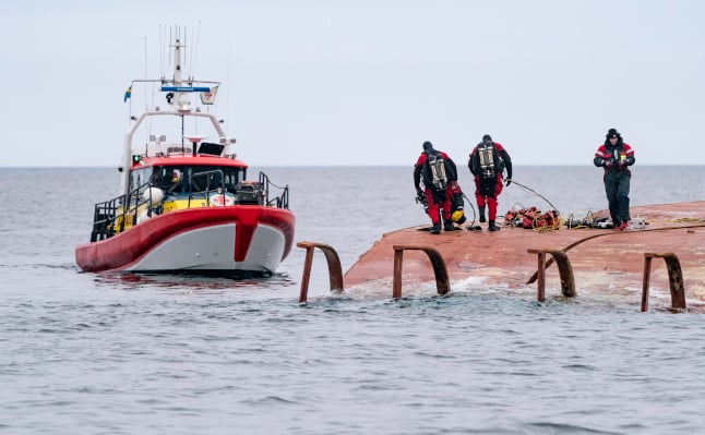 Two arrested after British and Danish ships collide south of Sweden