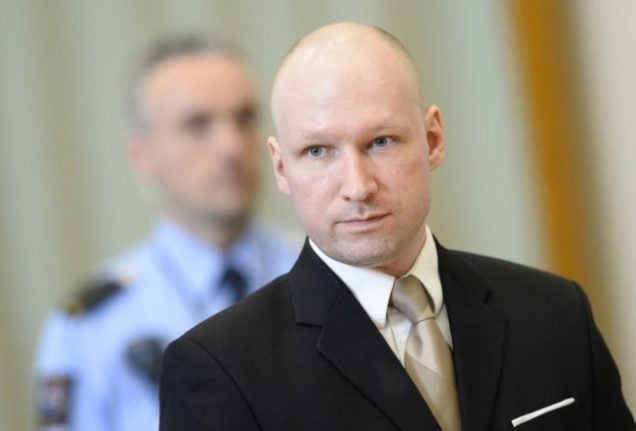 Far-right terrorist Anders Behring Breivik. 