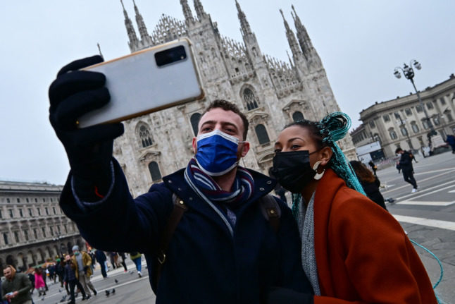 How can foreign visitors without a 'super green pass' access Italian public life?