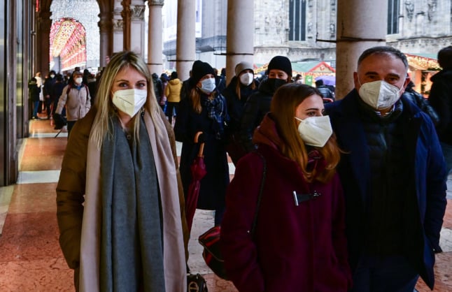 Italy's outdoor mask mandate has been extended.