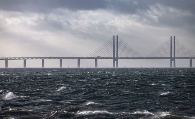A stormy looking Øresund on January 27th.