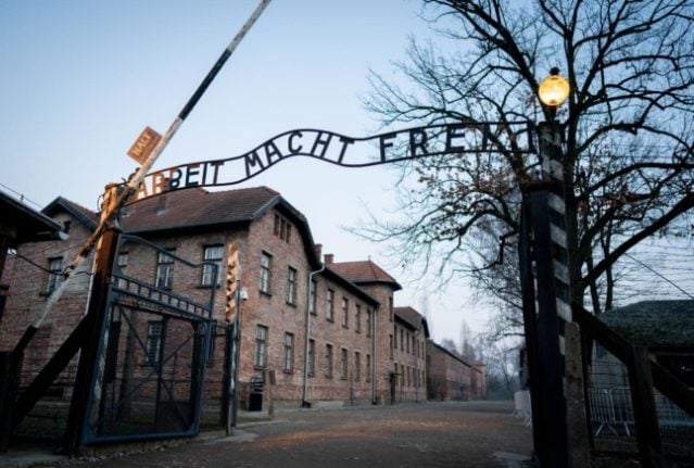 Tourist detained for Nazi salute at Auschwitz