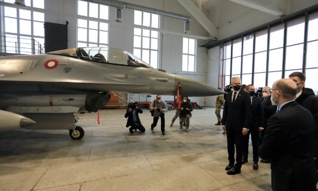 Danish F-16 jets arrive in Lithuania to bolster Baltic defence