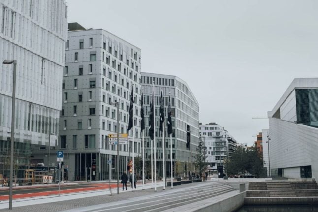 Pictured is downtown Oslo. 