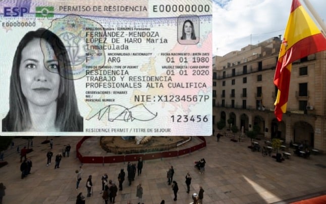 how many brits have tie card spain