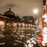 Flooding in Hamburg after hurricane-force winds hit German north coast