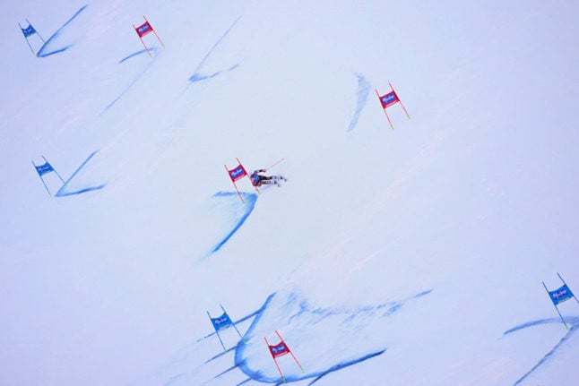 Norwegian skier Maria Therese Tviberg in action in Italy last week.