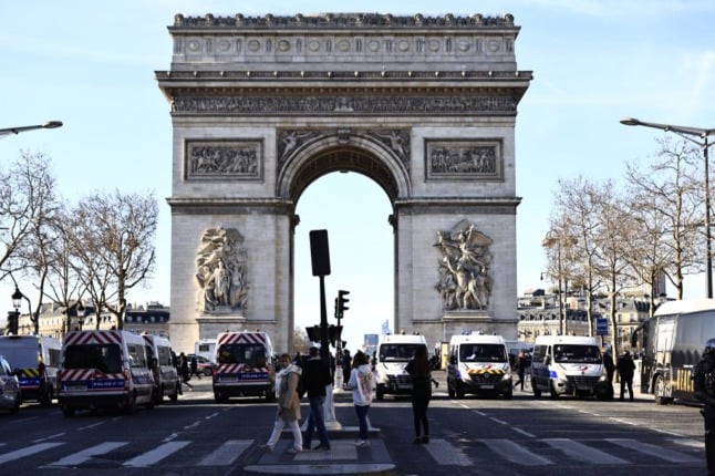 IN PICTURES: Clashes on Champs-Elysées as 'Freedom Convoys' enter Paris