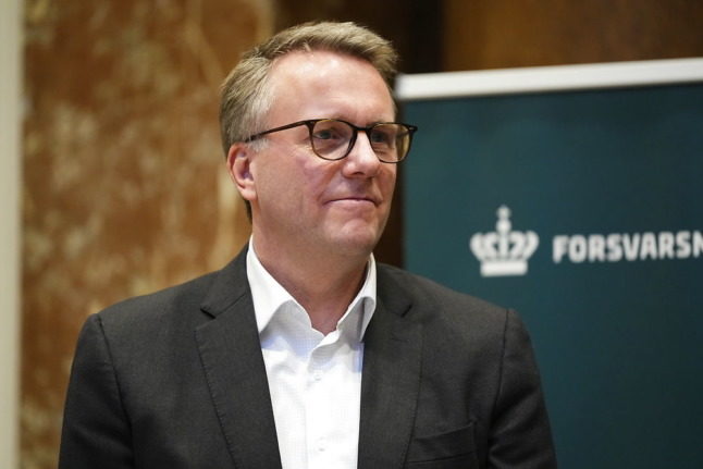 Denmark's defence minister Morten Bødskov